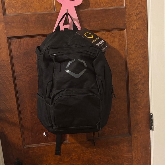 Black and Pink Women's Backpack - Picture 4 of 11